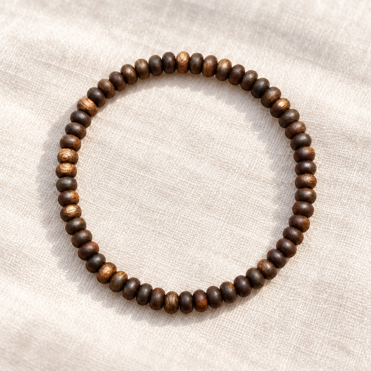 Dark Agarwood Small Bead Bracelet-5mm