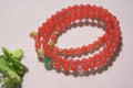 Long Nanhong Red Agate Mala Wrap Bracelet product detail photo